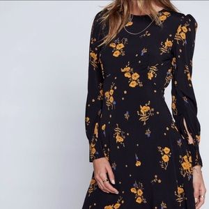 FLYNN SKYE Elena Black Cherry Mini Dress